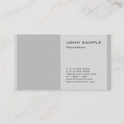 Plain Simple Modern Professional Elegant Grey