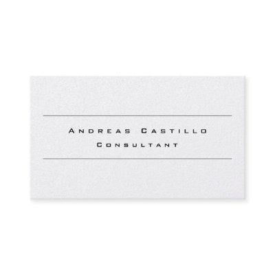 Plain Simple Premium Pearl Minimal Professional