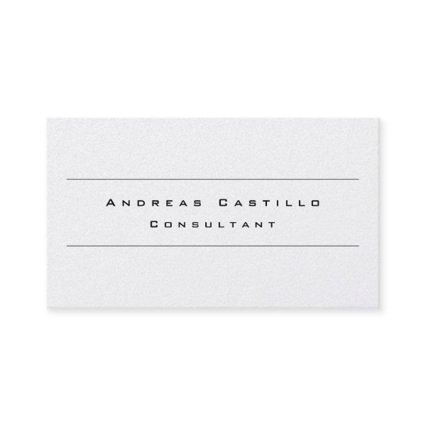 Plain Simple Premium Pearl Minimal Professional