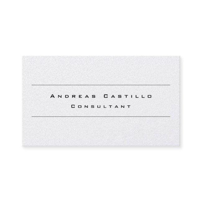 Plain Simple Premium Pearl Minimal Professional