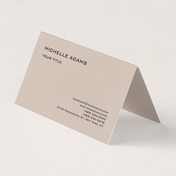 Plain Simple Professional Modern