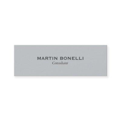 Plain Slim Professional Grey Modern