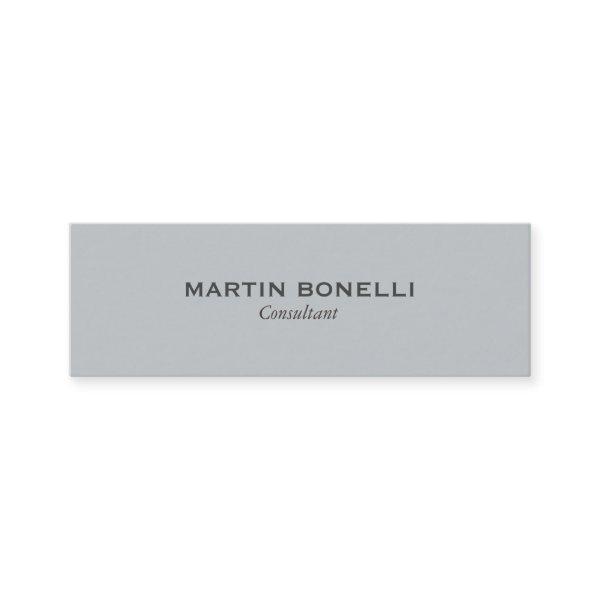 Plain Slim Professional Grey Modern