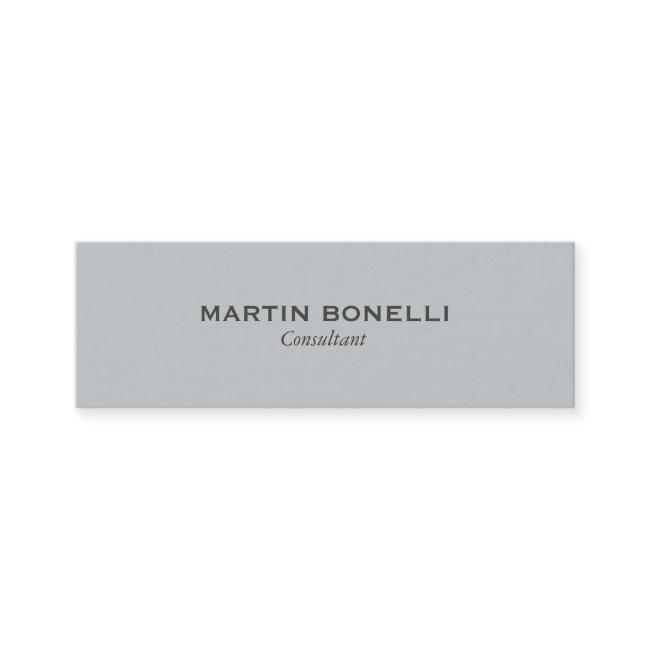 Plain Slim Professional Grey Modern