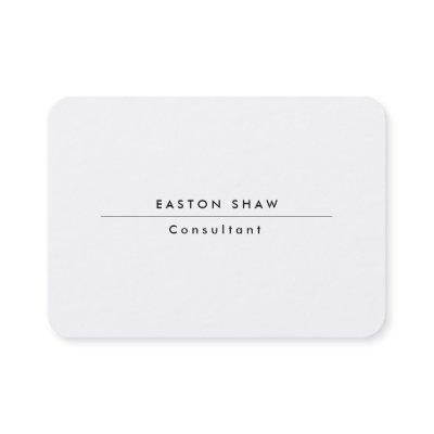 Plain Stylish Chubby White Professional Creation