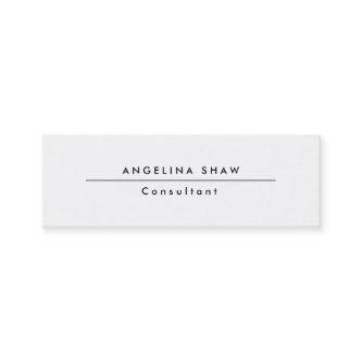 Plain Stylish Skinny White Professional Creation Mini