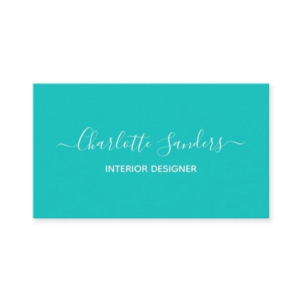 Plain teal solid color