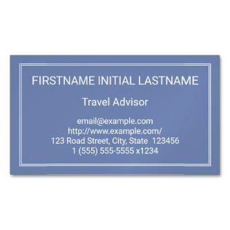 Plain Travel Advisor Magnetic