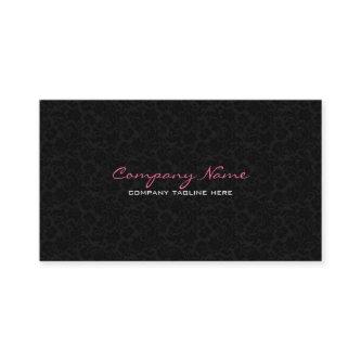 Plain White & Black Vintage Floral Damasks