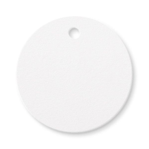 Plain White Blank 2" Circle Tag