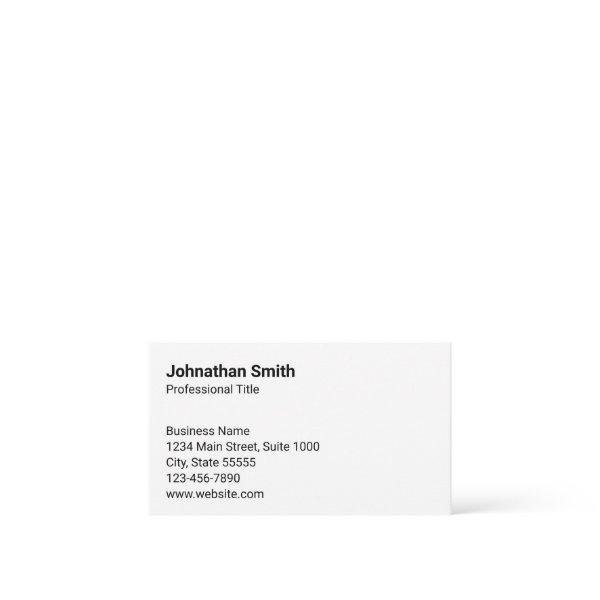 Plain White Generic Design Template