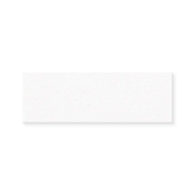 Plain White Mini 3" x 1" Rectangular Matte Mini