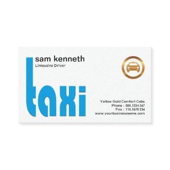 Plain White Simple Neat Clean Modern Taxi Service