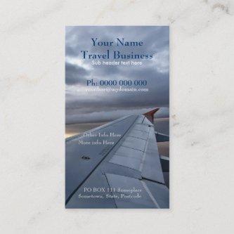 Plane Wing Travel Business/Profile Card