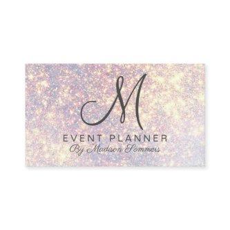 Platinum Gold Glitter Event Planner