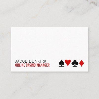 Playing Card Suits, Casino, Gaming Industry