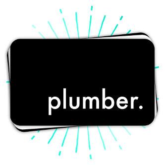 plumber. (color customizable)