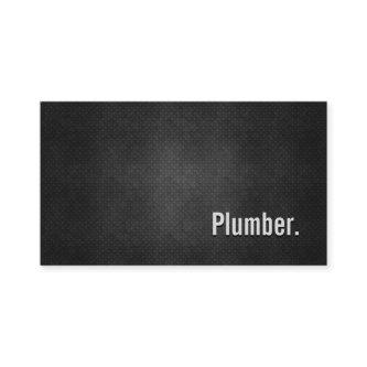 Plumber Cool Black Metal Simplicity