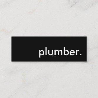plumber. mini