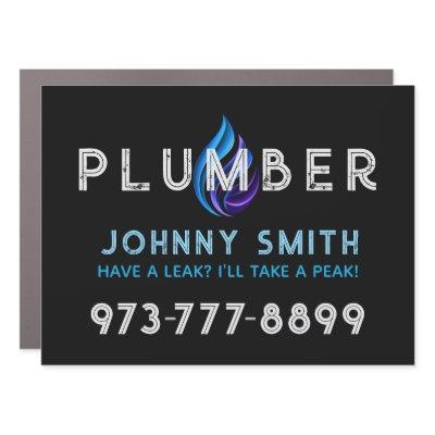 Plumber Slogans Car Magnet