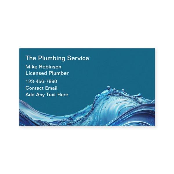 Plumbing Service Modern Water Splash
