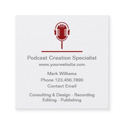 Podcast Creation Specialist Square