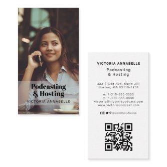Podcasting & Hosting Photo QR Code