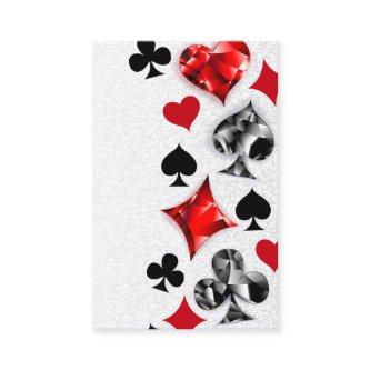 Poker Player Gambler Playing Card Suits Las Vegas