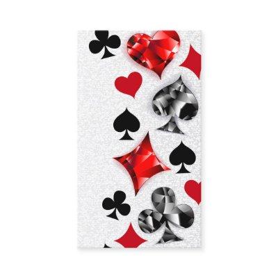 Poker Player Gambler Playing Card Suits Las Vegas