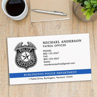 Police Officer Department Law Enforcement Logo