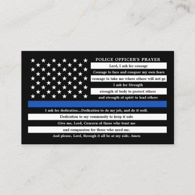 Police Officer Prayer Bulk Thin Blue Line