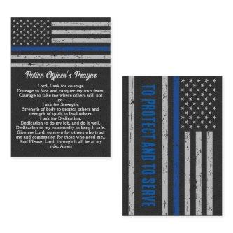 Police Officer Prayer Bulk Thin Blue Line