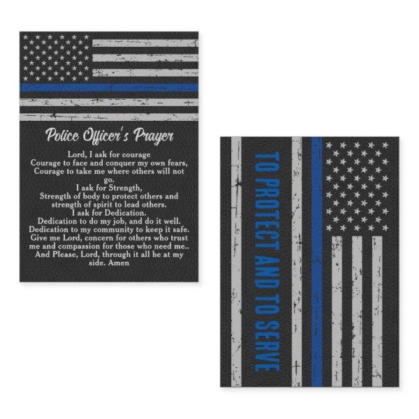 Police Officer Prayer Bulk Thin Blue Line