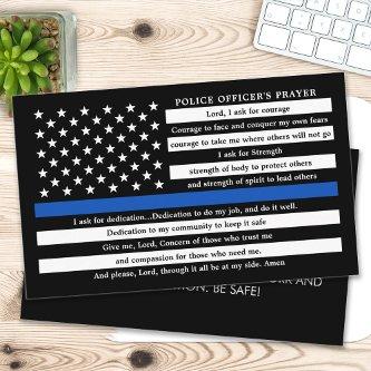 Police Officer Prayer Bulk Thin Blue Line