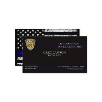 Police Officer Thin Blue Line Flag Law Enforcement