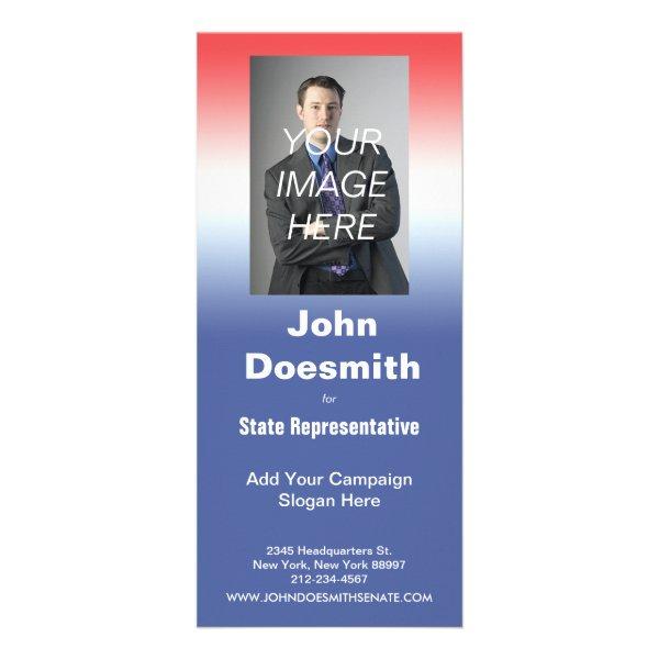 Politcal Election Campaign Rack Card Template