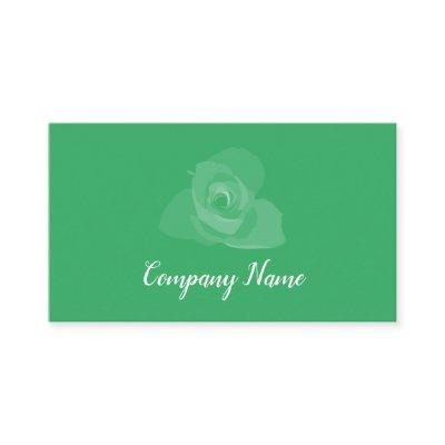 Polite Transparent Modern White Rose Art