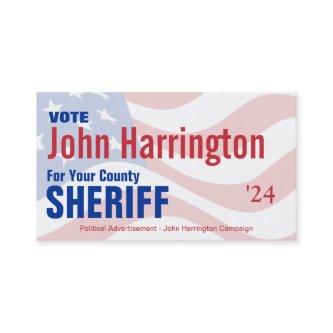 Political Campaign Card - County Sheriff