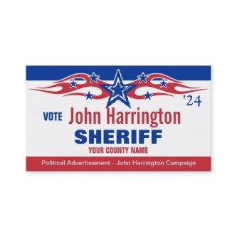 Political Campaign Card - Sheriff