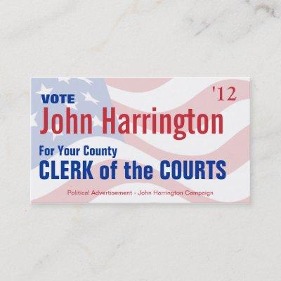 Political Campaign - Clerk of the Courts Business