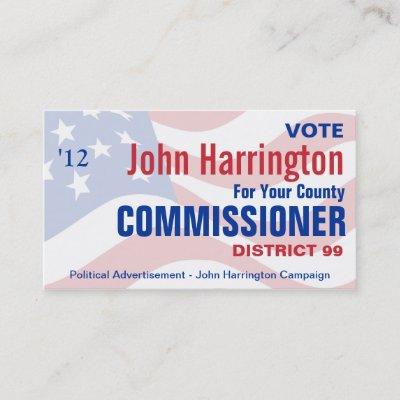 Political Campaign - County Commissioner Business