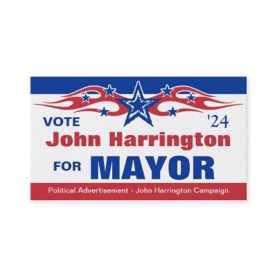 Political Election Campaign Card - Mayor