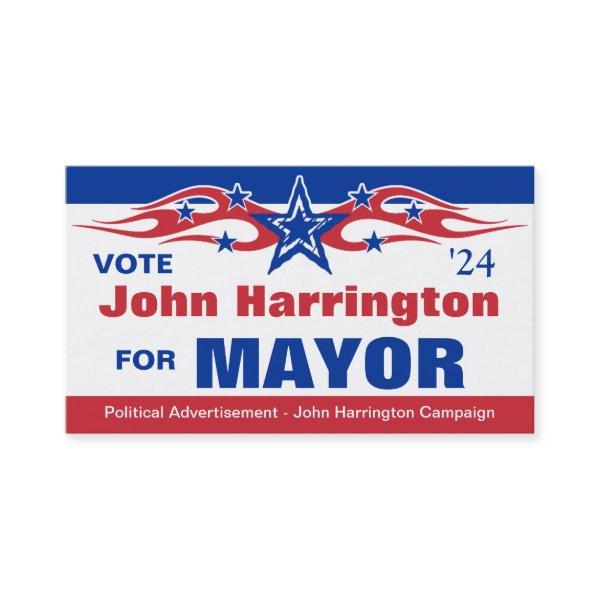 Political Election Campaign Card - Mayor