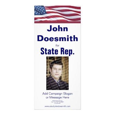 Political Election Rack Card Template