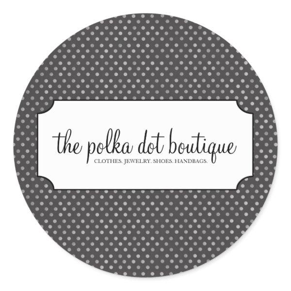 Polka Dot Business Stickers