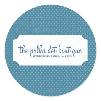 Polka Dot Business Stickers