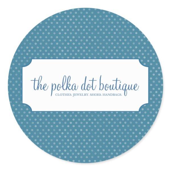 Polka Dot Business Stickers