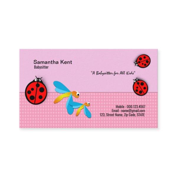 Polka Dot Ladybug Dragonfly Delight