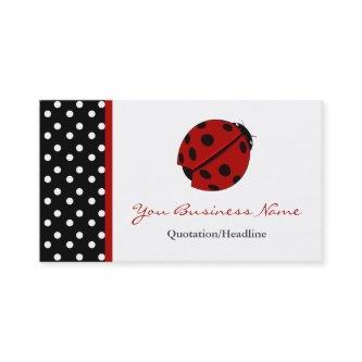 Polka Dot Trimmed Lady Bug