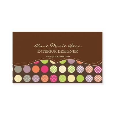 Polka Dots Chocolate/DIY background color